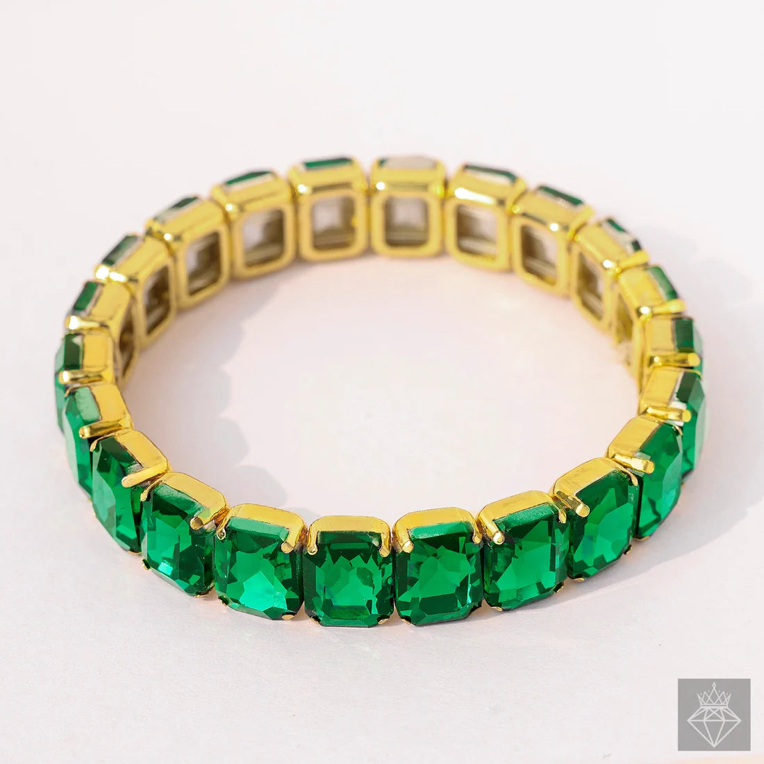 Anti-Tarnish Crystals Bracelet (Adjustable Size)