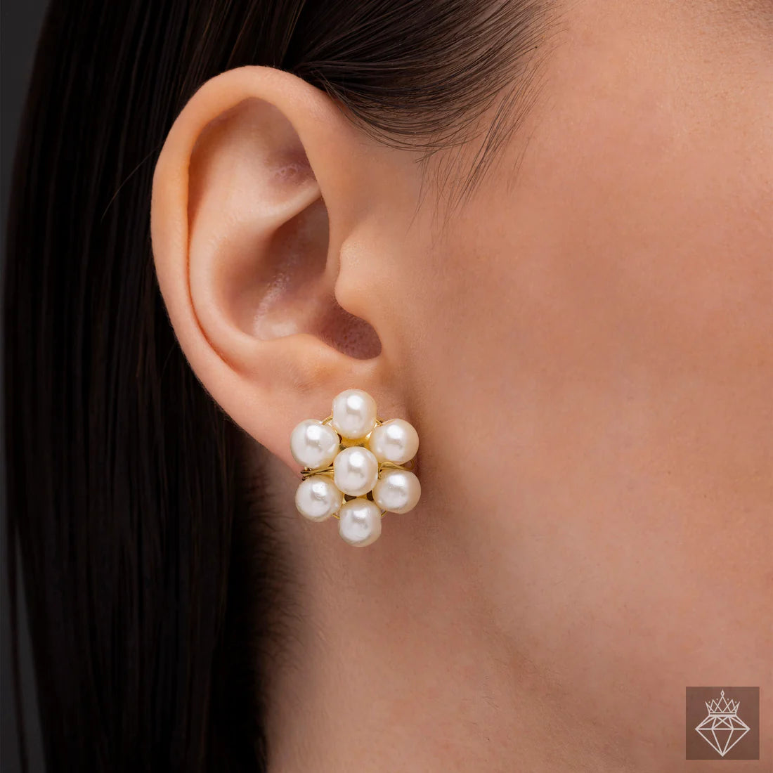 Multilayer Pearl Necklace Set With Earrings