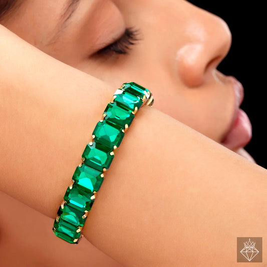 Anti-Tarnish Crystals Bracelet (Adjustable Size)